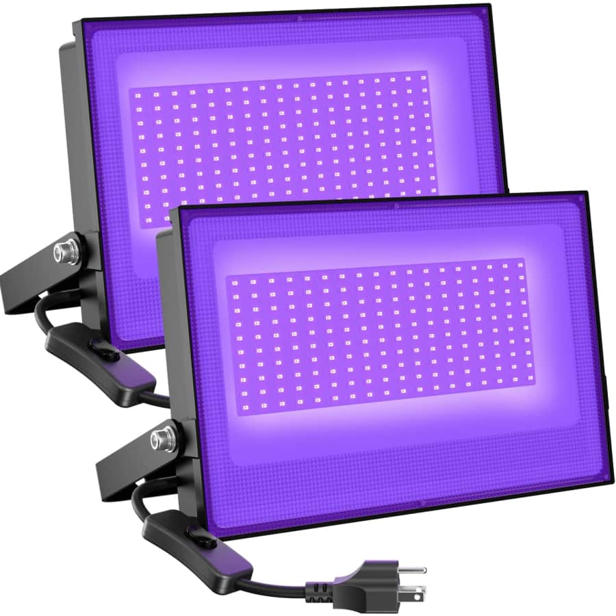 Onforu 100W LED Black Lights 2-Pack: $29 w/ Prime Onforu 100W LED Black Lights 2-Pack: $29 w/ Prime