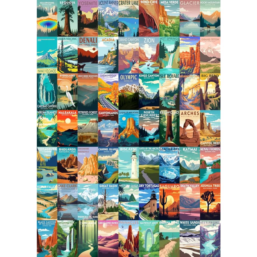 National Parks 1000pc Puzzle: $22 National Parks 1000pc Puzzle: $22