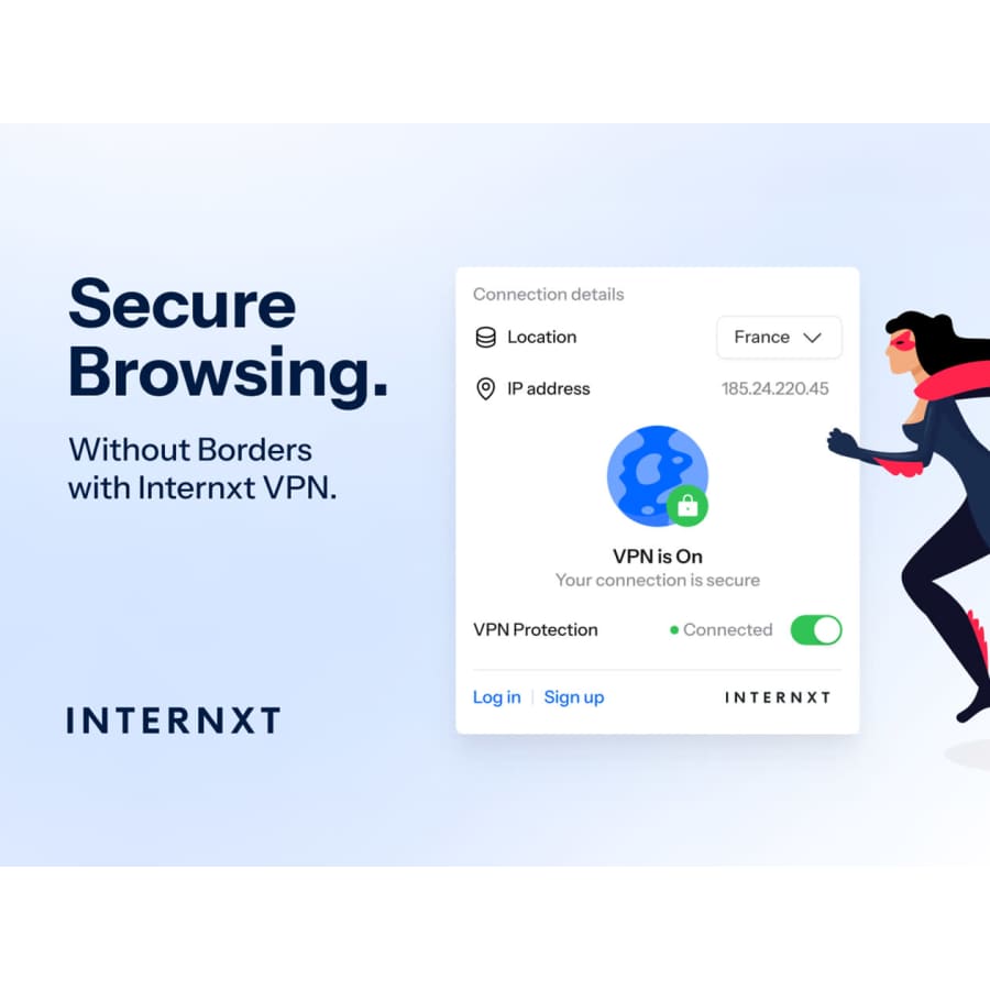 Internxt VPN: Lifetime Subscription: $60