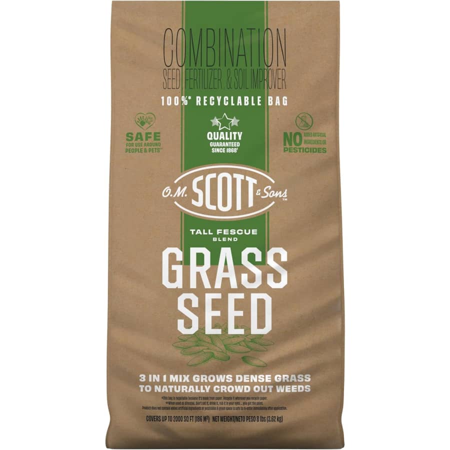 O.M. Scott and Sons Tall Fescue Blend Grass Seed 8-lb. Bag: $29