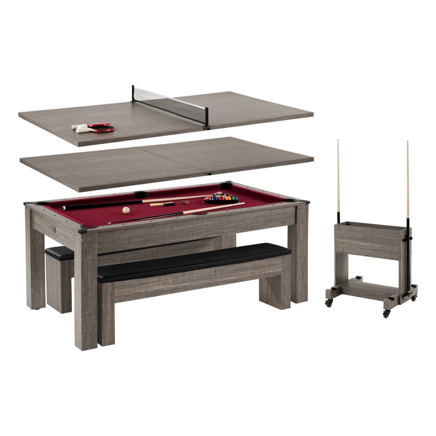 Barrington 6-Foot 3-in-1 Pool Table/Table Tennis/Dining Table: $538 Barrington 6-Foot 3-in-1 Pool Table/Table Tennis/Dining Table: $538