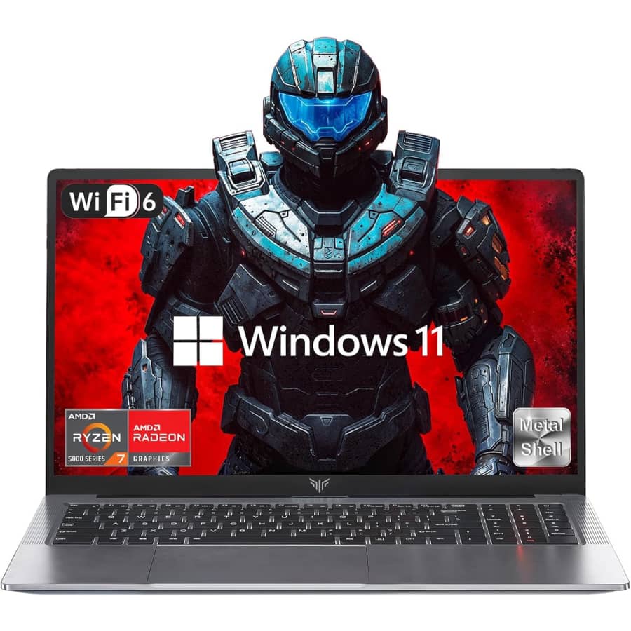 Kaigerr AMD Ryzen 7 15.6" Gaming Laptop: $499.99