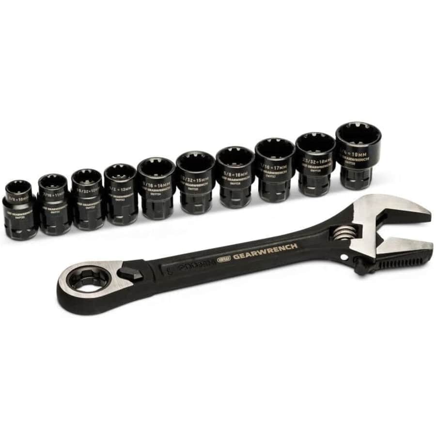 GearWrench 11-Piece Pass-Through Wrench Set: $32.39