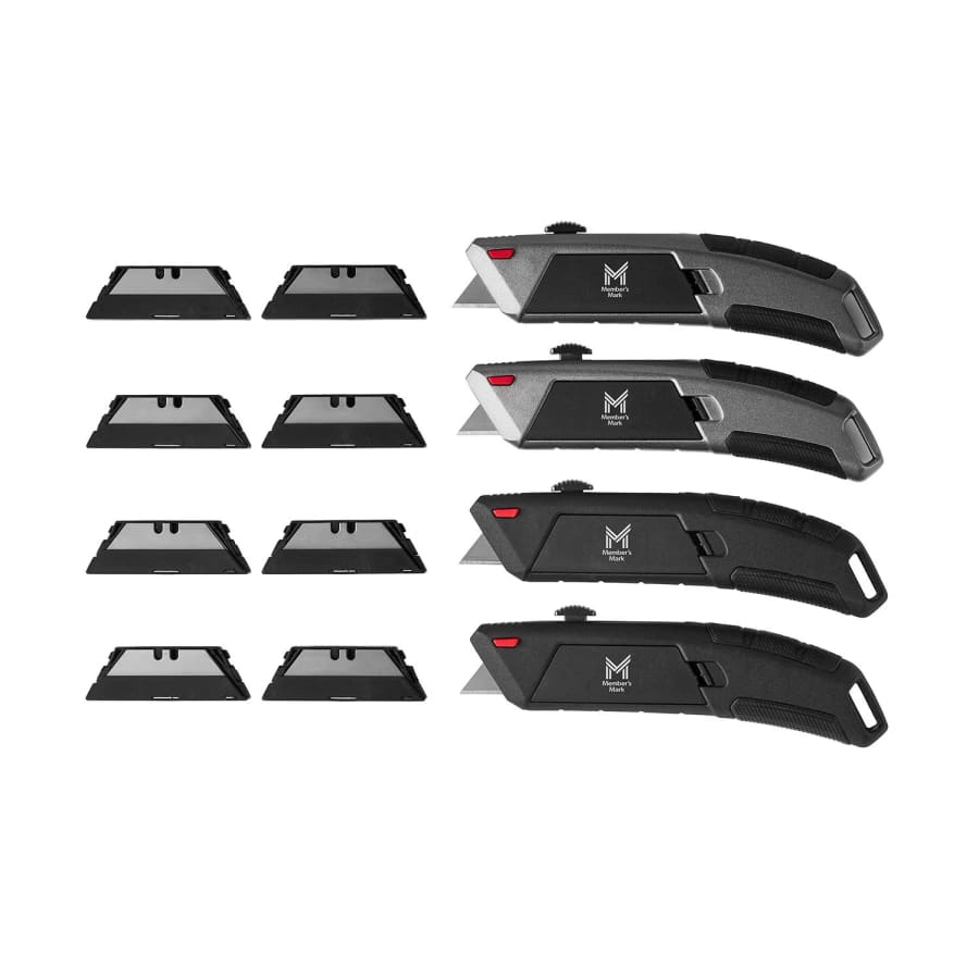Member's Mark 4-Piece Auto Load Utility/Box Knife Set with 72 Blade: $7.98 for members