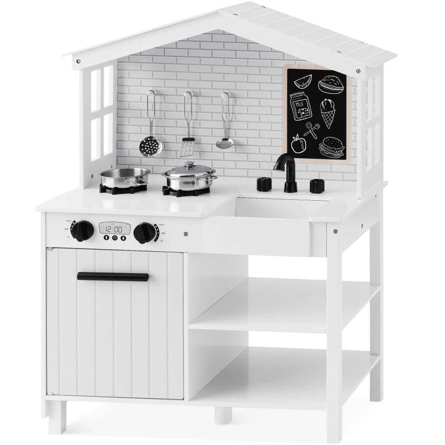 Best Choice Products Farmhouse Play Kitchen: $49.99
