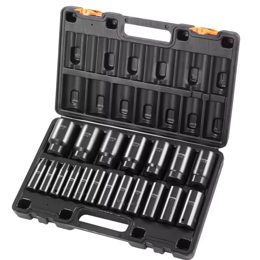 19-Piece Impact Socket Set: $25