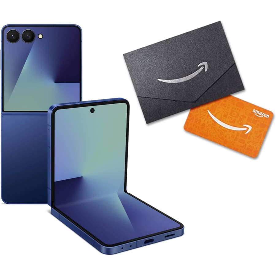 Unlocked Samsung Galaxy Z Flip7 512GB Android Smartphone Pre-Order: $1,100 w/ $200 Amazon GC Unlocked Samsung Galaxy Z Flip7 512GB Android Smartphone Pre-Order: $1,100 w/ $200 Amazon GC