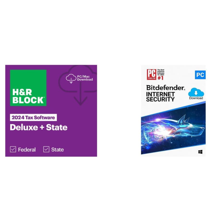H&R Block Tax Software Deluxe + State 2024 for PC/Mac: $23 H&R Block Tax Software Deluxe + State 2024 for PC/Mac: $23