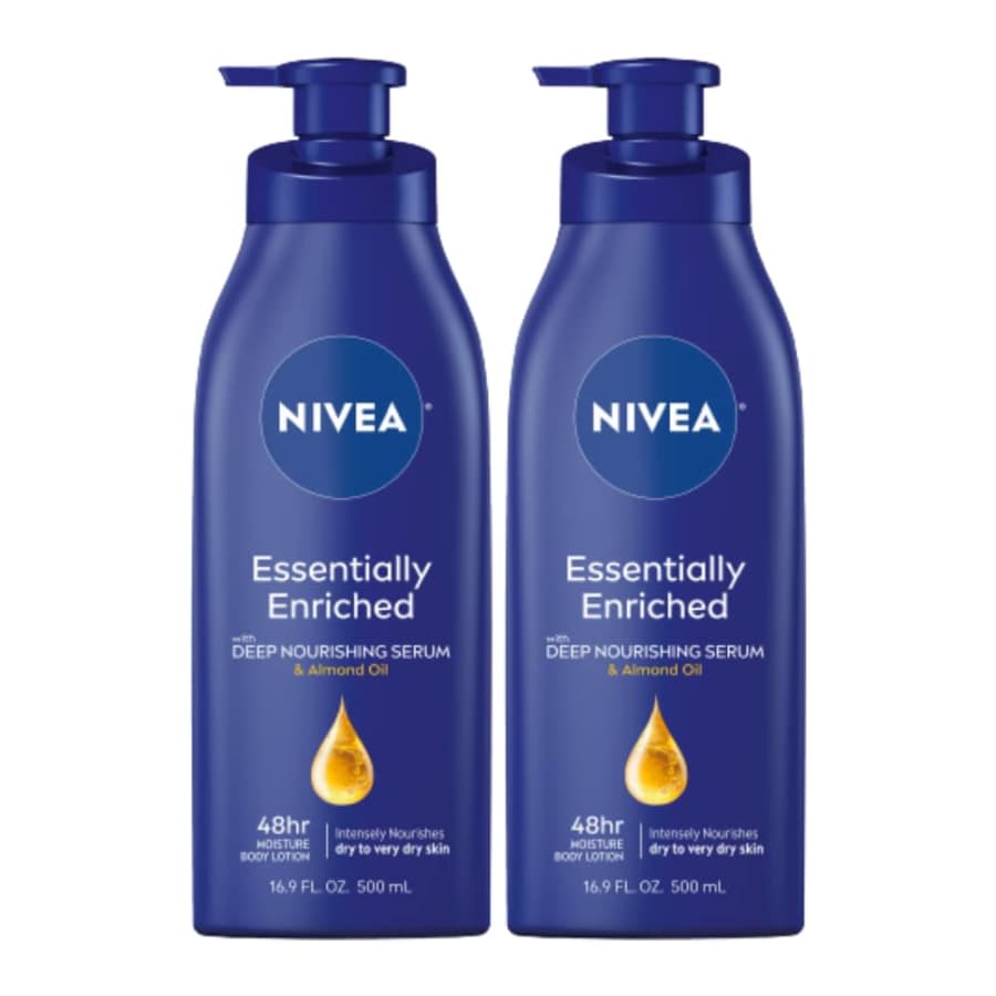 Nivea Essentially Enriched Body Lotion 16.9-oz. Pump Bottle 2-Pack: $8.87 via Sub & Save