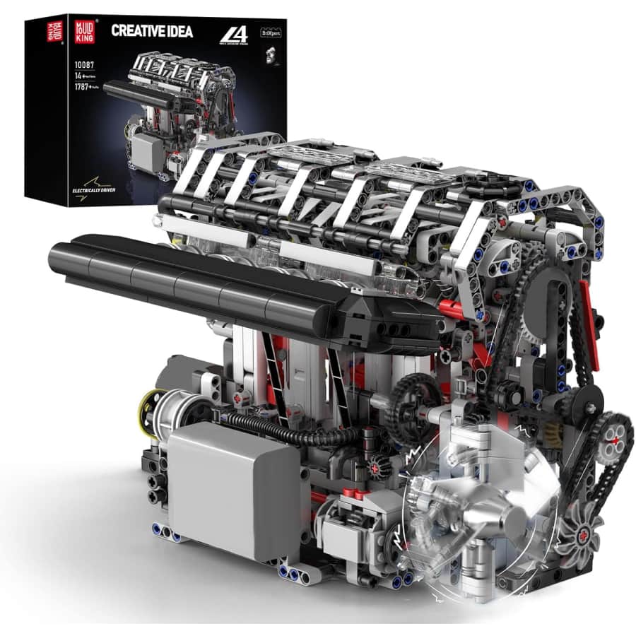 Mould King 10087 L4 Engine Building Kit: $41.29 Mould King 10087 L4 Engine Building Kit: $41.29