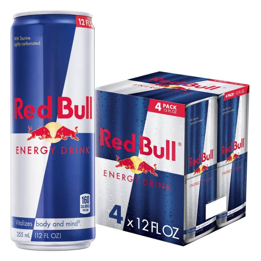 Red Bull Energy Drink 12-oz. Can 4-Pack: $6 via Sub & Save Red Bull Energy Drink 12-oz. Can 4-Pack: $6 via Sub & Save