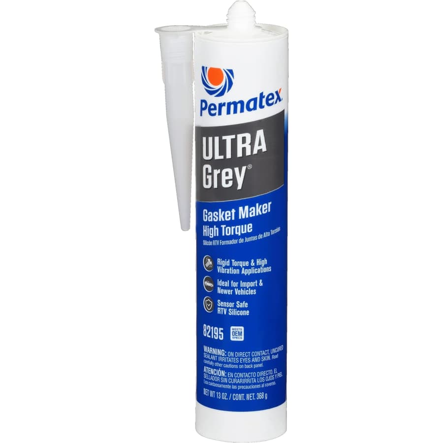 Permatex Ultra Grey Rigid High-Torque RTV 13-oz. Silicone Gasket Maker: $20