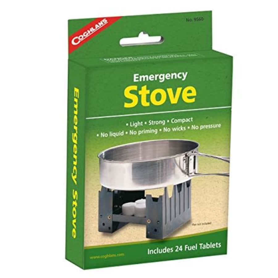 Coghlan's Emergency Camp Stove with Fuel Tablets: $6.95 Coghlan's Emergency Camp Stove with Fuel Tablets: $6.95