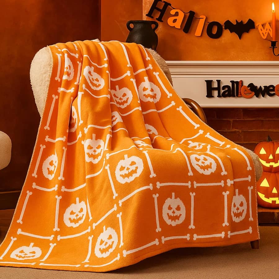 Amélie Home Halloween Throw Blanket: $13 Amélie Home Halloween Throw Blanket: $13