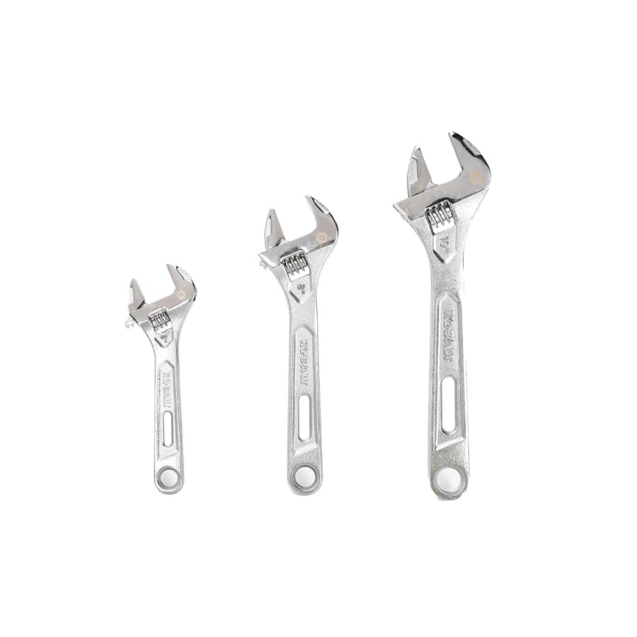 Kobalt 3-Piece Adjustable Wrench Set: $15 Kobalt 3-Piece Adjustable Wrench Set: $15