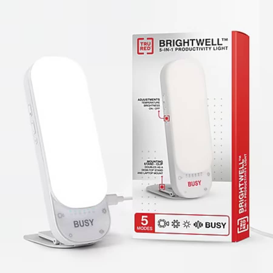 Tru Red Brightwell 5-in-1 Productivity LED Desk Light: $30 Tru Red Brightwell 5-in-1 Productivity LED Desk Light: $30