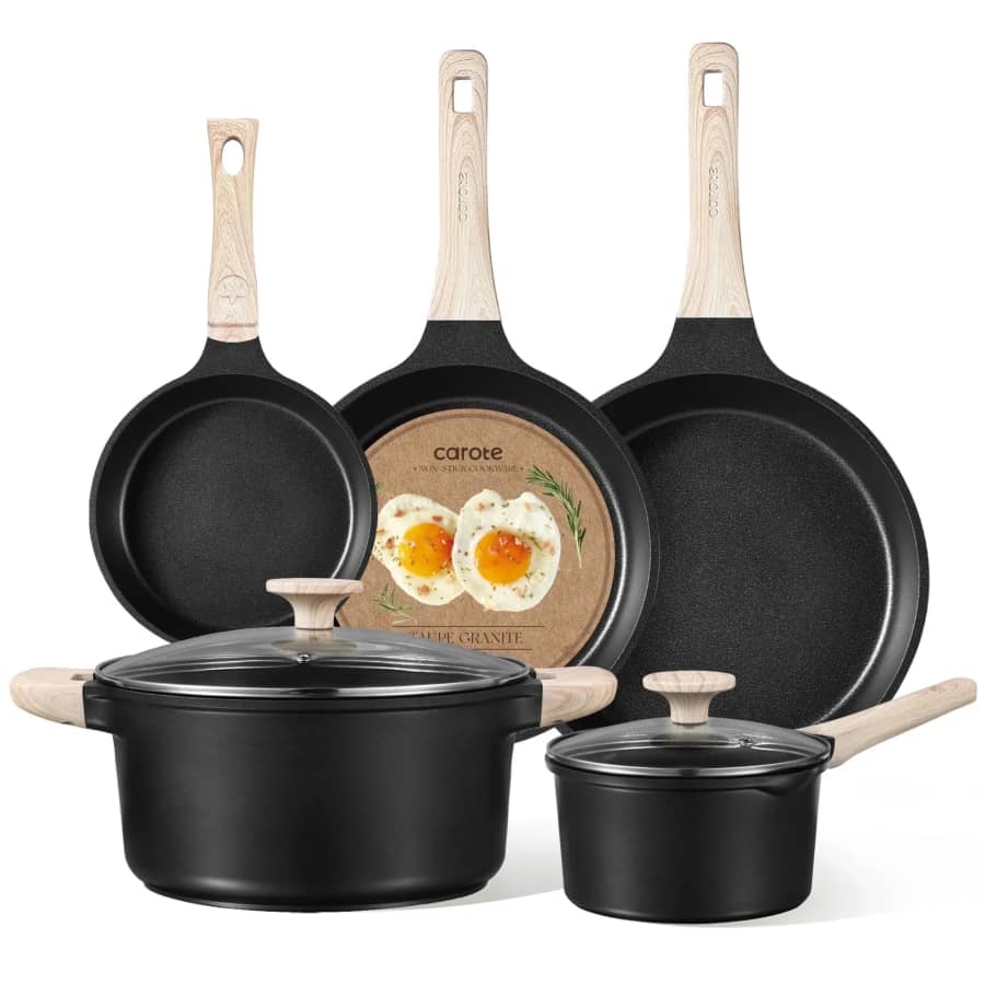Carote Nonstick Cookware 7-Piece Set: $30