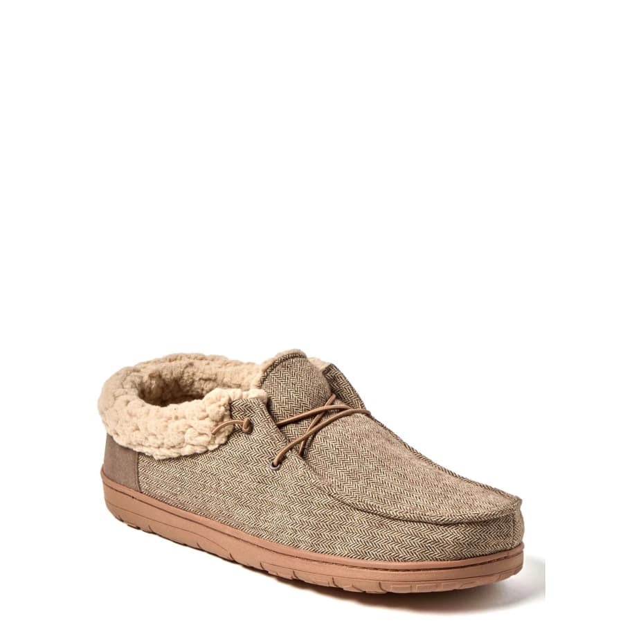 Dearfoams Men's Twill Chukka Slippers: $12