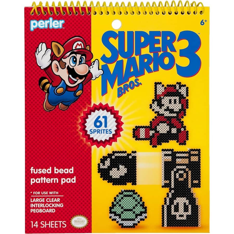 Perler Beads Super Mario Bros. 3 Fuse Bead Pattern Pad: $4.73 Perler Beads Super Mario Bros. 3 Fuse Bead Pattern Pad: $4.73