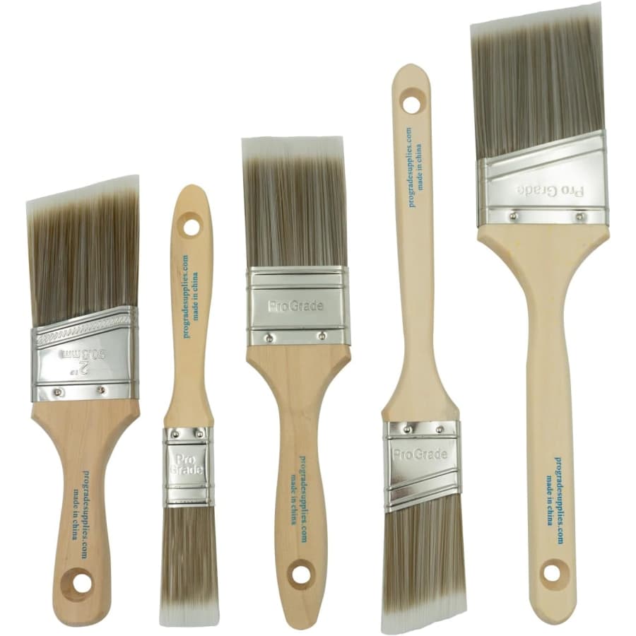 Pro Grade 5-Piece Paint Brush Set: $7.99