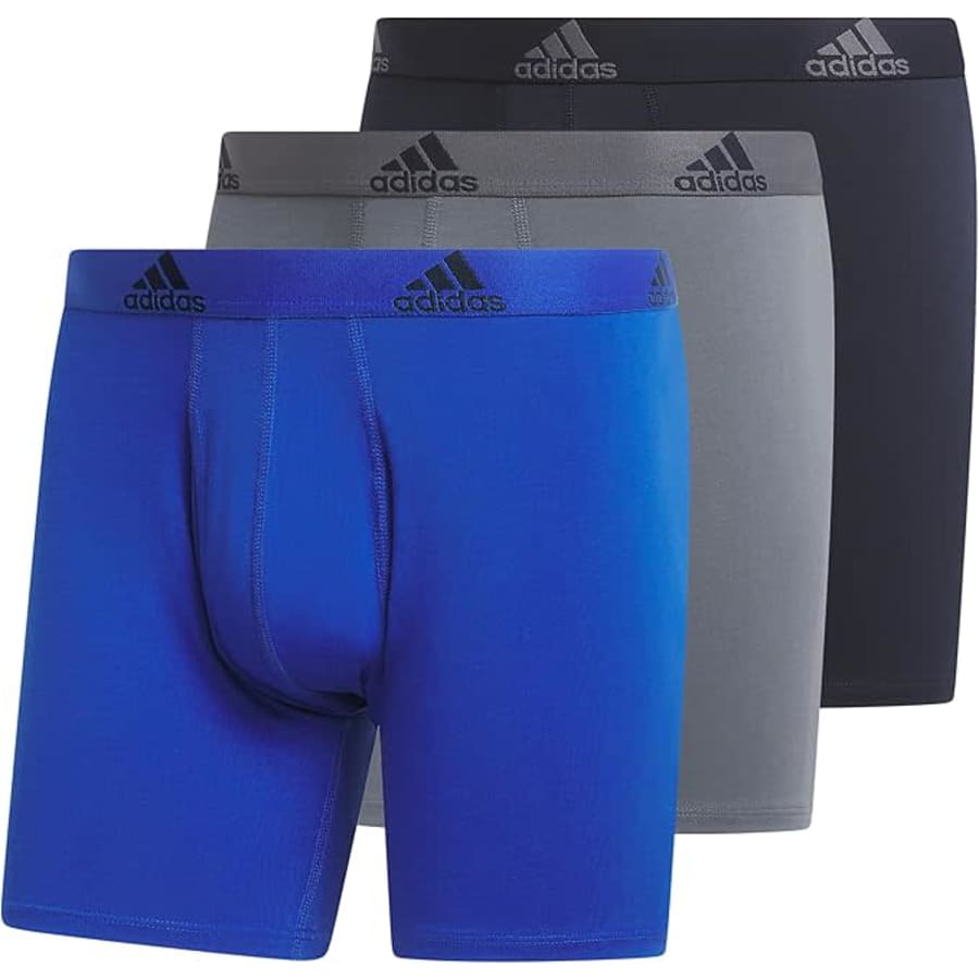 adidas Men's Performance Stretch Cotton Boxer Briefs 3-Pack: $18 adidas Men's Performance Stretch Cotton Boxer Briefs 3-Pack: $18