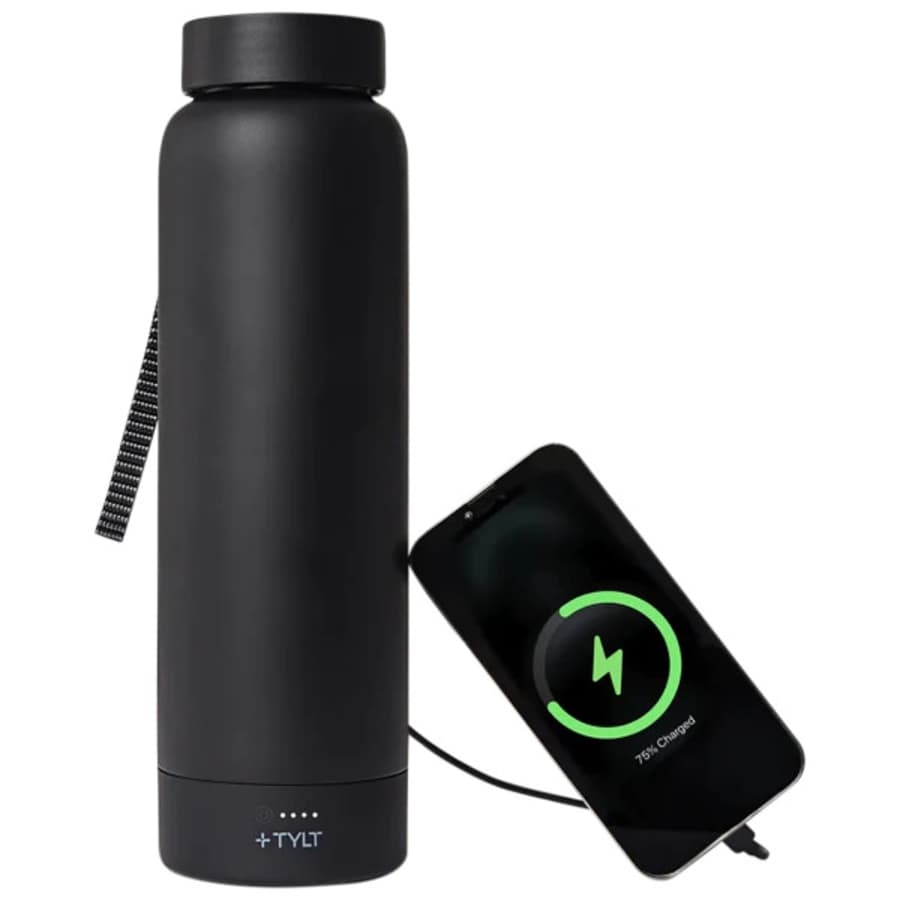 TYLT 24-oz. Power Bottle 2.0 w/ Wireless Charging Power Bank: $10 TYLT 24-oz. Power Bottle 2.0 w/ Wireless Charging Power Bank: $10