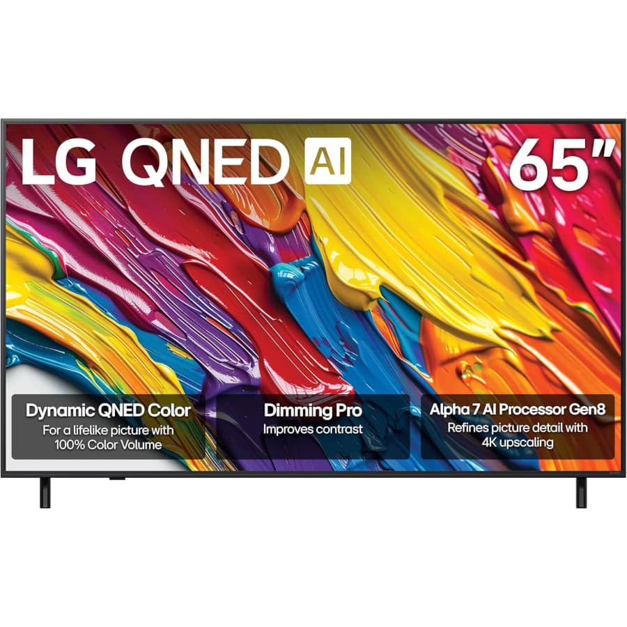LG QNED82A Series 65" 4K HDR QNED UHD Smart TV: $547 LG QNED82A Series 65" 4K HDR QNED UHD Smart TV: $547