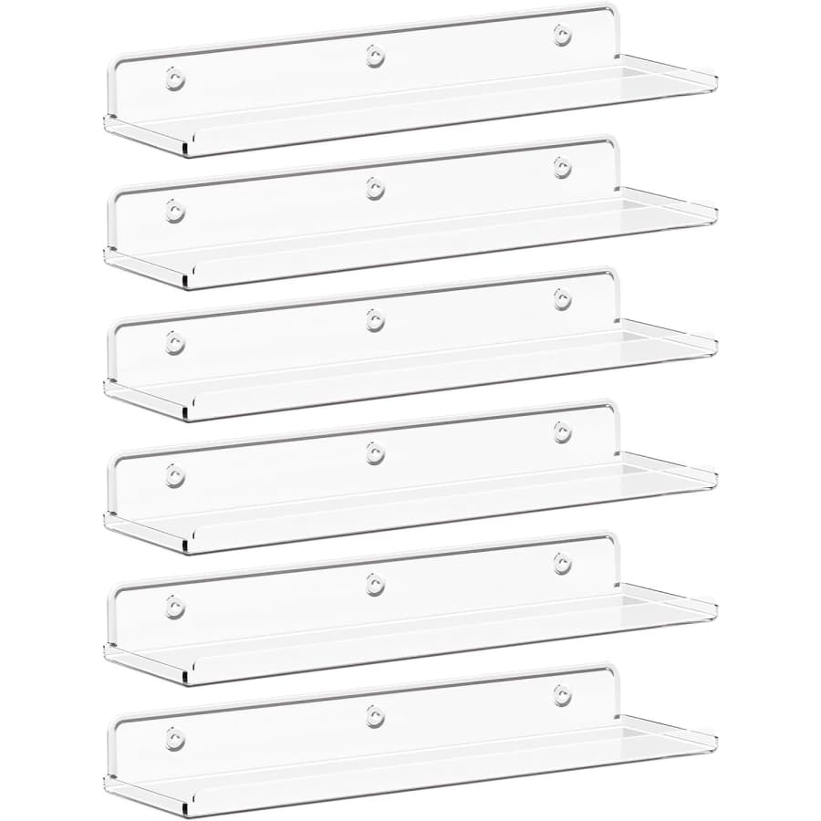 Lifewit 15" Floating Shelves 6-Pack: $16.98