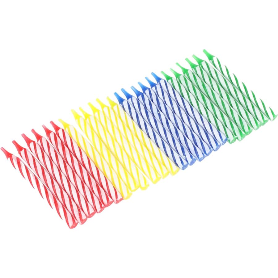 Chef Craft 24-Piece Classic Spiral Candle Set: $1.59 Chef Craft 24-Piece Classic Spiral Candle Set: $1.59