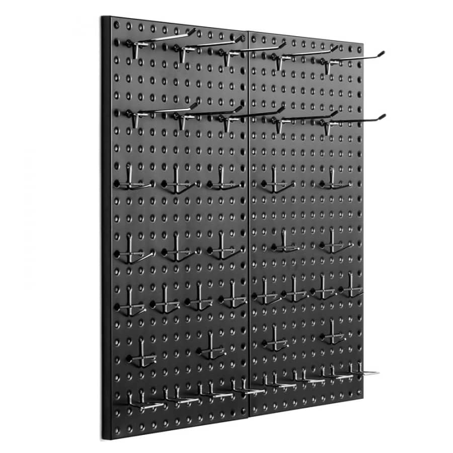 Vevor 2-Piece Metal Pegboard Panels: $32.99