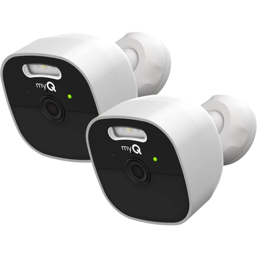 Chamberlain myQ Outdoor Battery Camera 2-Pack: $123