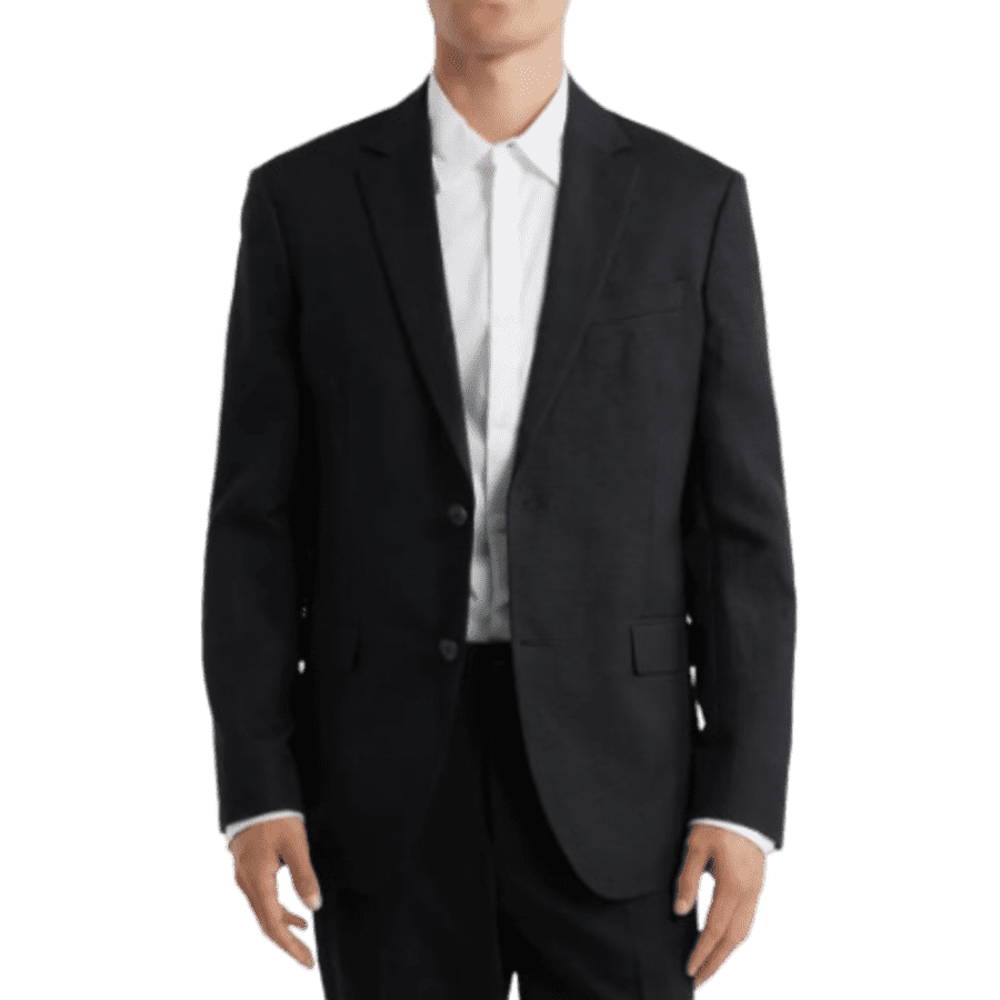 Open Edit Men's Slim Fit Solid Linen Blend Sport Coat: $35