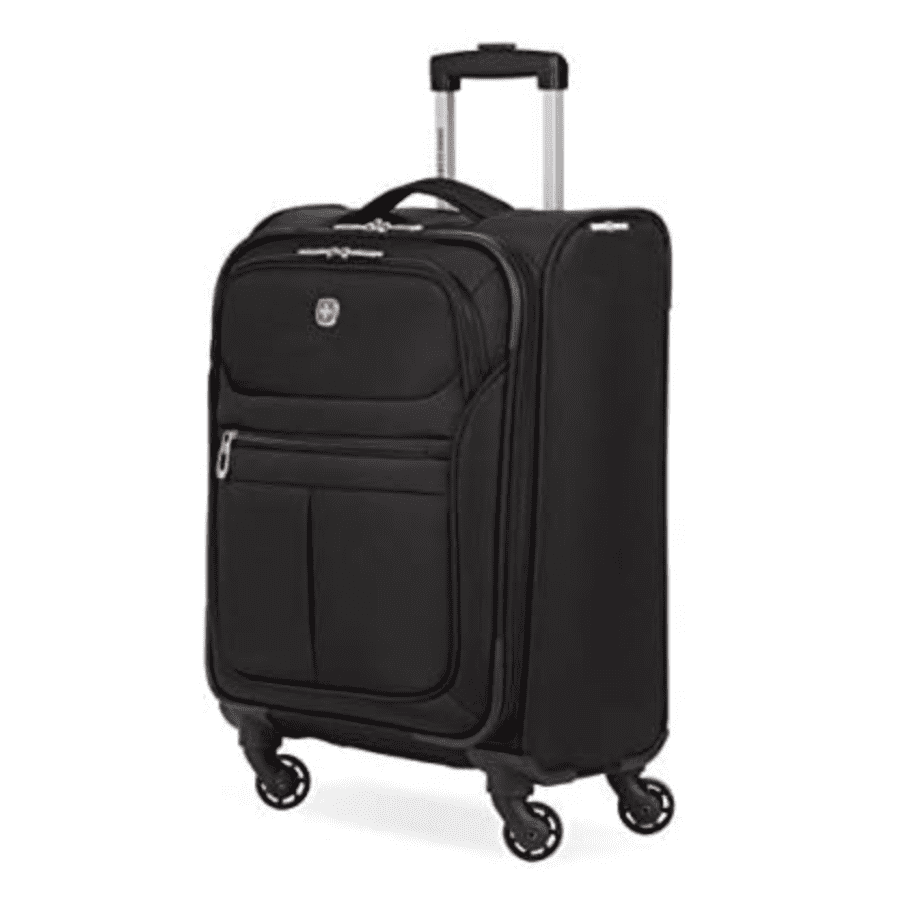 SwissGear 18" Softside Carry-On Spinner: $56