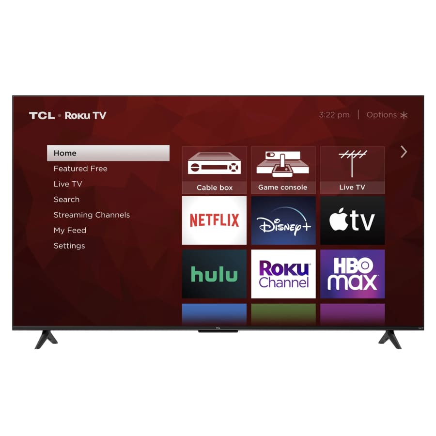 TCL Class S4 65S41BR 65" 4K HDR LED UHD Smart Roku TV: $228