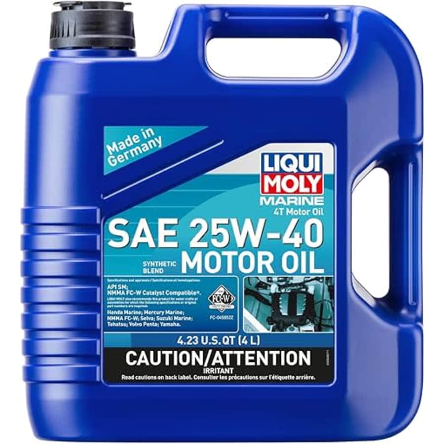 Liqui Moly Marine 4T 4L Motor Oil: $35 Liqui Moly Marine 4T 4L Motor Oil: $35