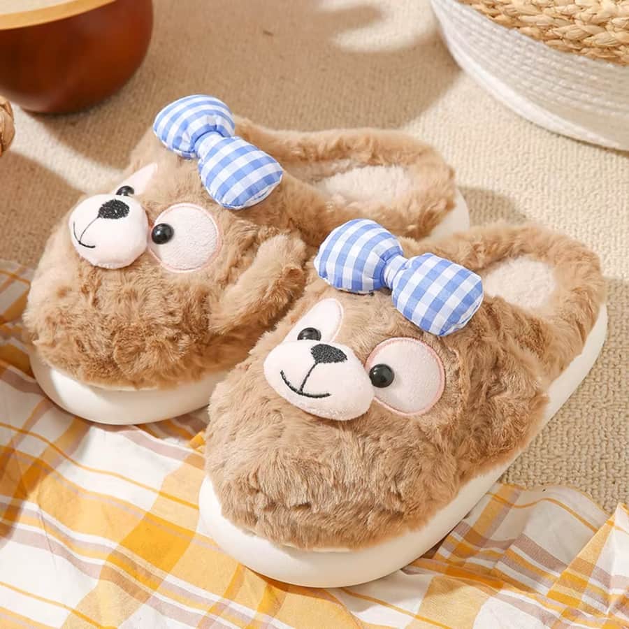 Women's Fuzzy Slippers: $2.09