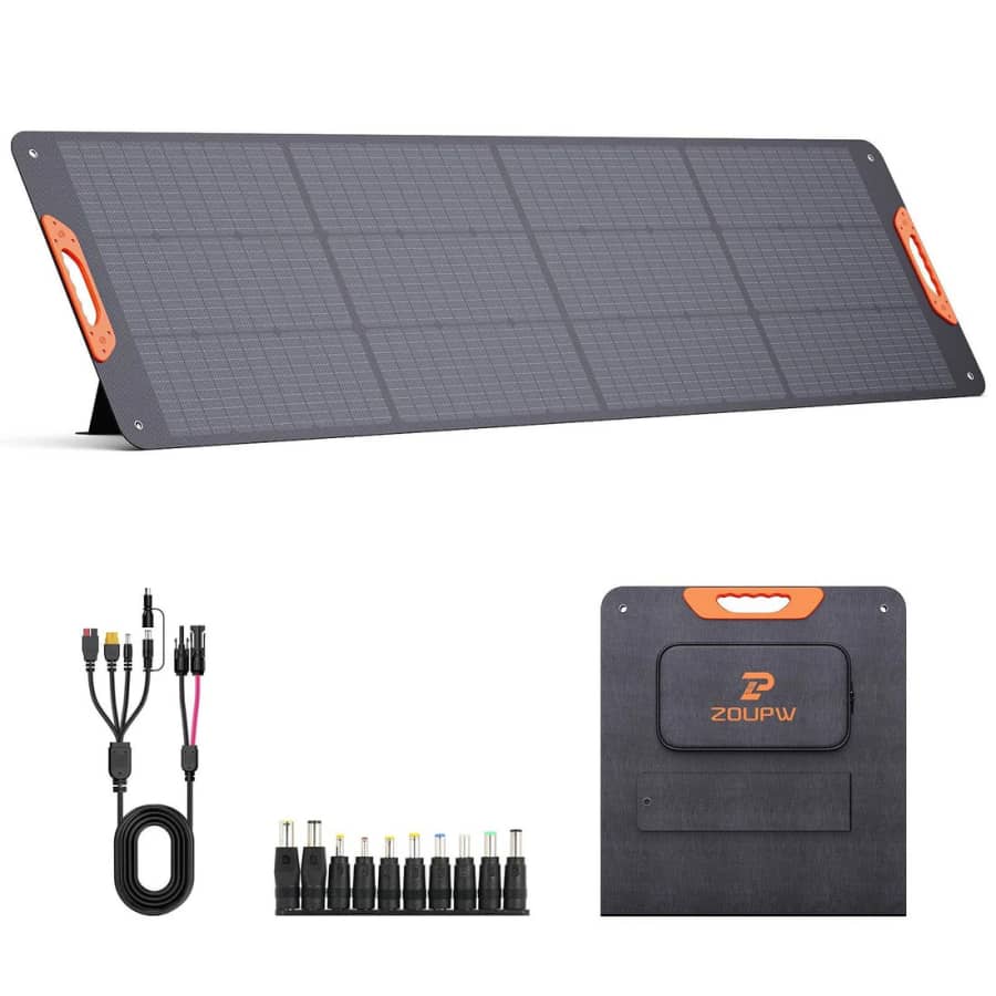 ZoupW FoldGo Pro 10BB 200W Portable Solar Panel: $165.60