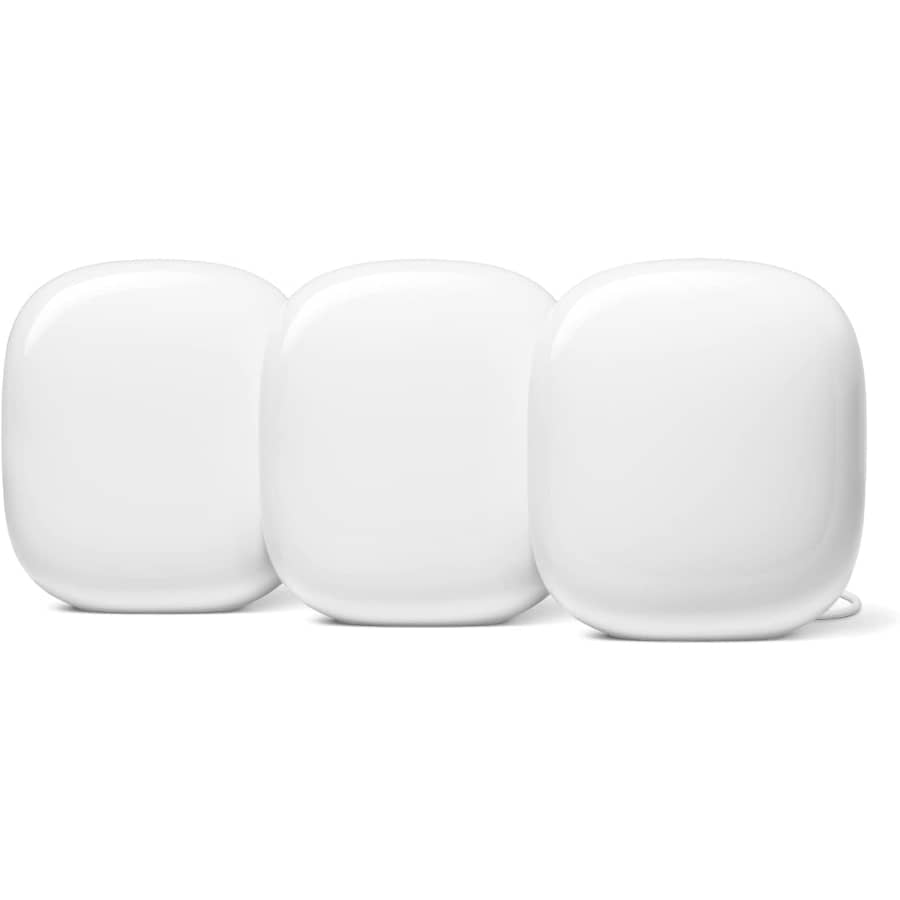 Google Nest WiFi Pro 6E Mesh Router 3-Pack: $279 Google Nest WiFi Pro 6E Mesh Router 3-Pack: $279