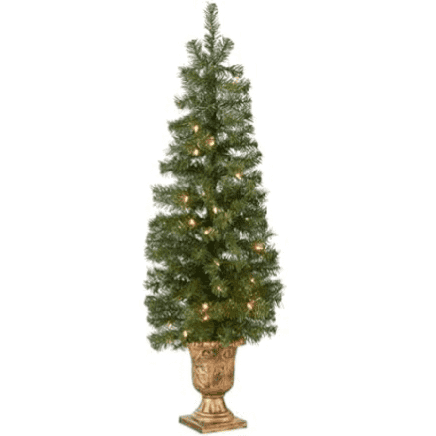 National Tree Company 4-Foot Pre-lit Artificial Tree: $22