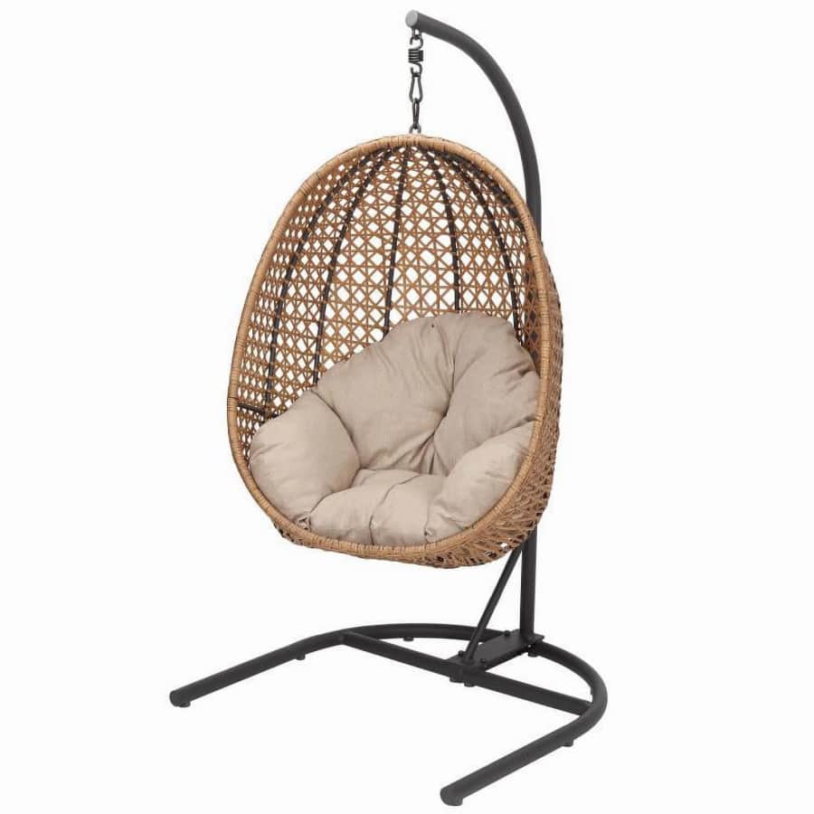 Better Homes and Gardens Lantis Hanging Egg Chair w/ Stand: $167