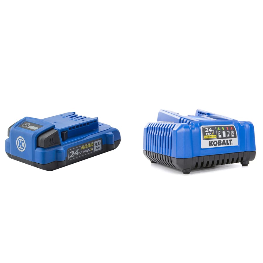 Kobalt 24V Lithium-ion Battery and Charger: $20