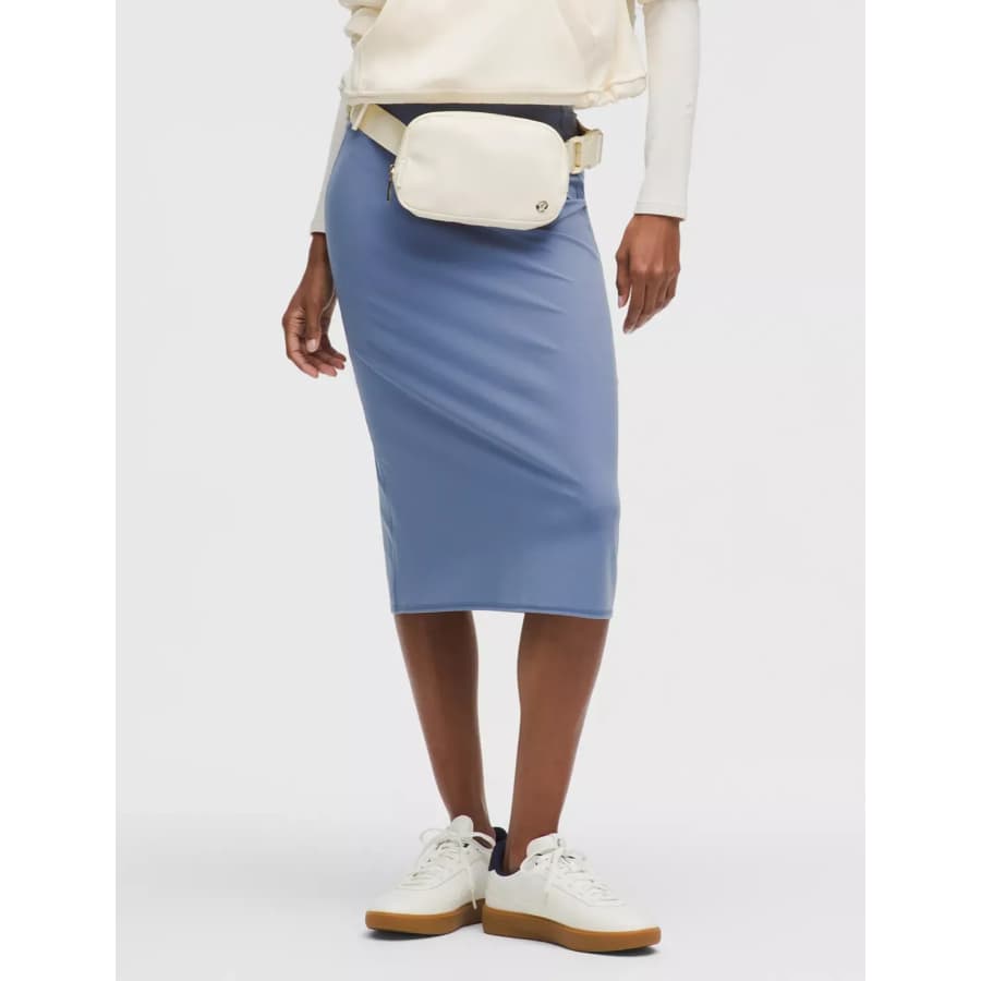 lululemon Women's Nulu Slim-Fit High-Rise Midi Skirt: $29 lululemon Women's Nulu Slim-Fit High-Rise Midi Skirt: $29