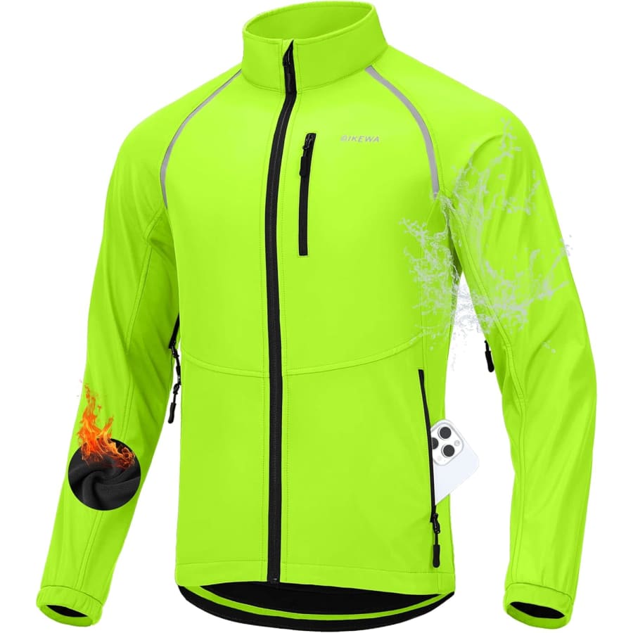 Bikewa Men's Winter Cycling Jacket: $32.63 Bikewa Men's Winter Cycling Jacket: $32.63