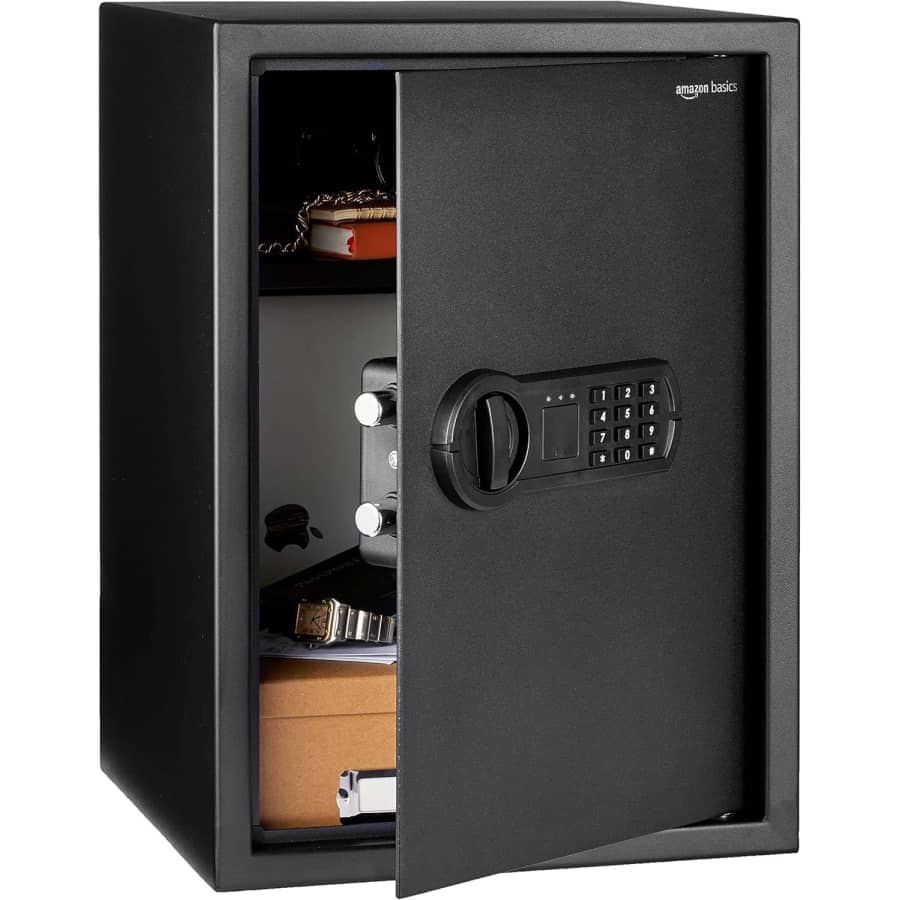 Amazon Basics Steel Home Security Electronic Safe: $91 w/ Prime Amazon Basics Steel Home Security Electronic Safe: $91 w/ Prime