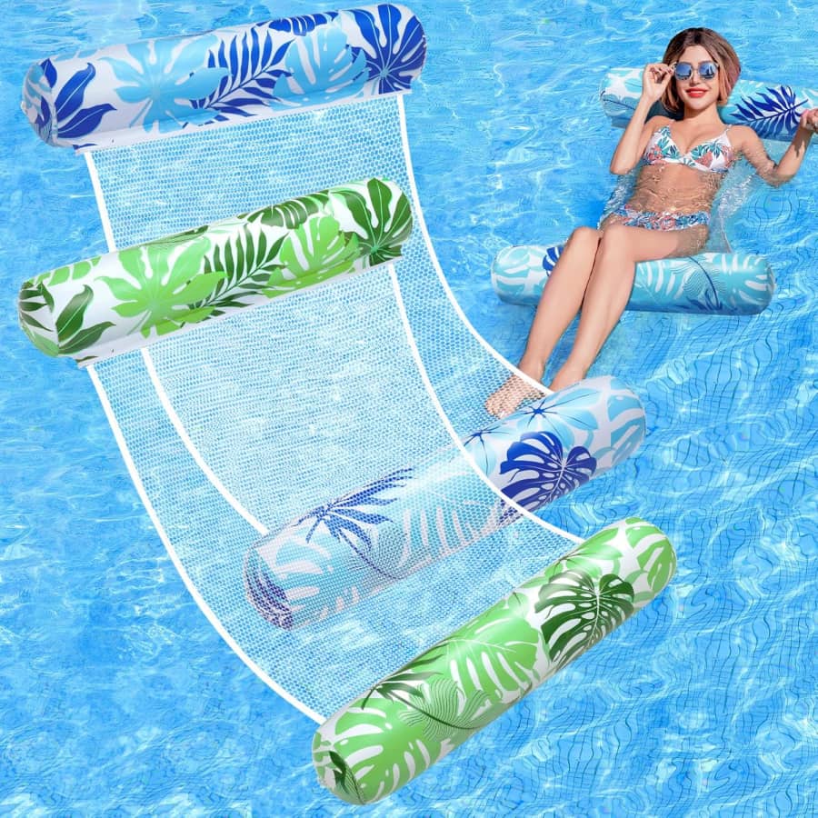 Inflatable Pool Float Raft 2-Pack: $12