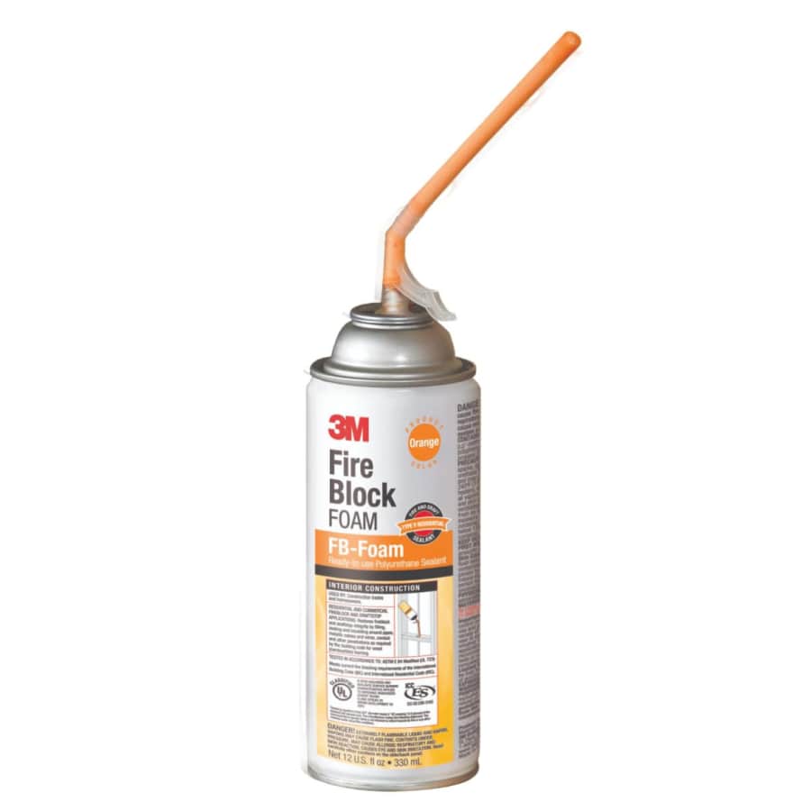 3M Fire Block Foam FB-Foam 12-oz. Can: $16
