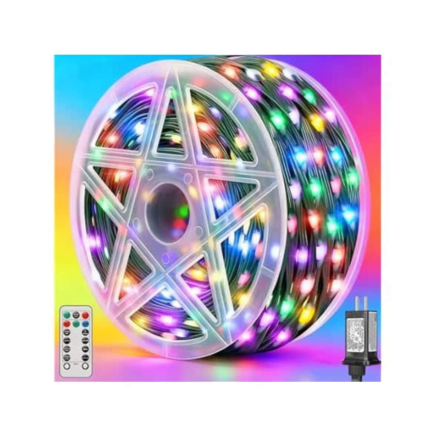 Brightever 360-Foot 1,100-LED Christmas Lights: $20