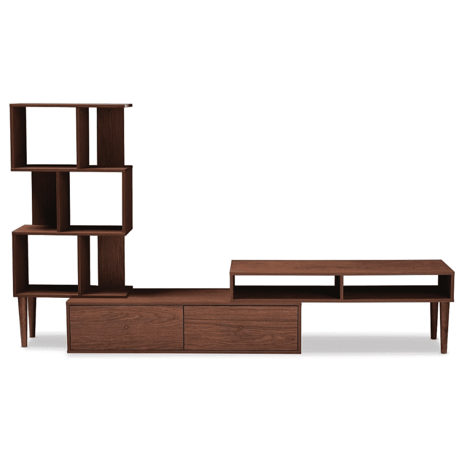 Baxton Studio Haversham 40" Wood TV Stand: $181 Baxton Studio Haversham 40" Wood TV Stand: $181