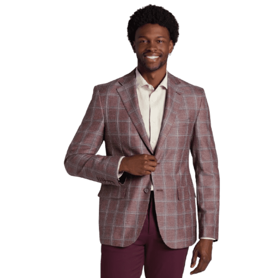 Joseph Abboud Men's Classic Fit Wool Blend Windowpane Sport Coat: $49.99 Joseph Abboud Men's Classic Fit Wool Blend Windowpane Sport Coat: $49.99