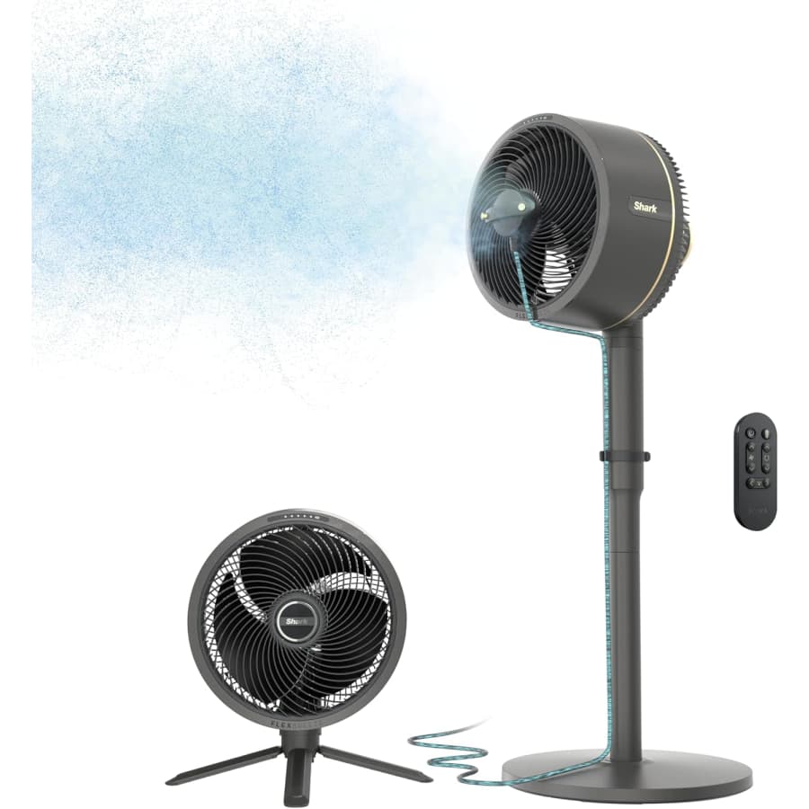 Shark FlexBreeze Pedestal & Tabletop Fan w/ InstaCool Mist: $100